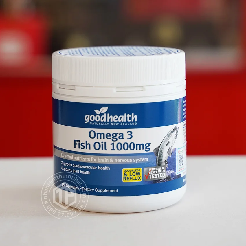 Viên uống Omega 3 Fish Oil 1000mg 150 viên Good Health
