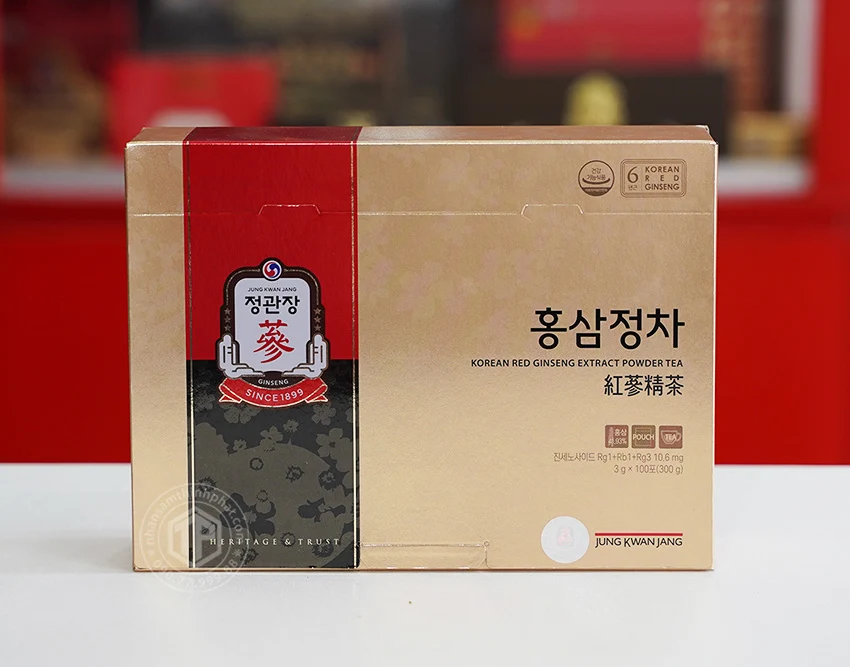 Trà hồng sâm KGC hộp 100 gói sâm Chính phủ Hàn Quốc Jung Kwan Jang