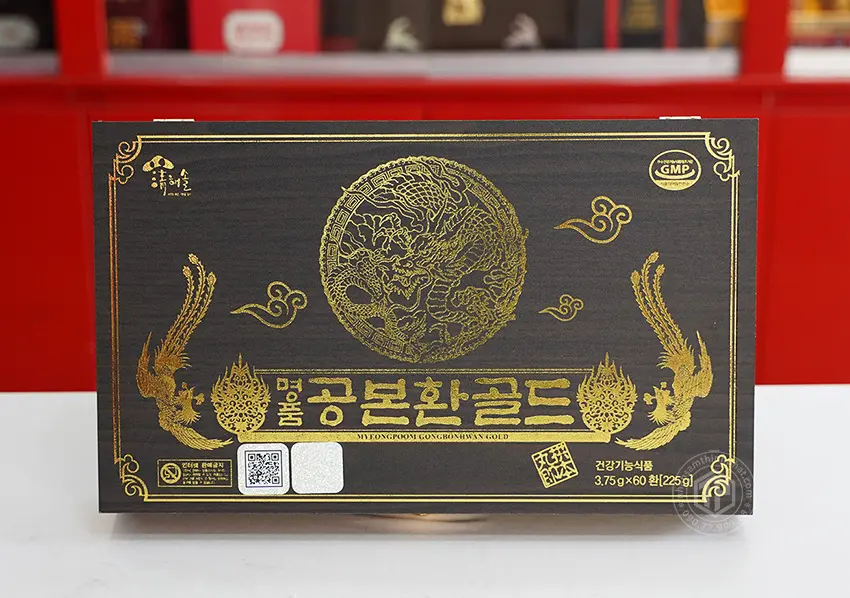 Viên Đông Trùng Hạ Thảo Hàn Quốc hộp gỗ 60 viên