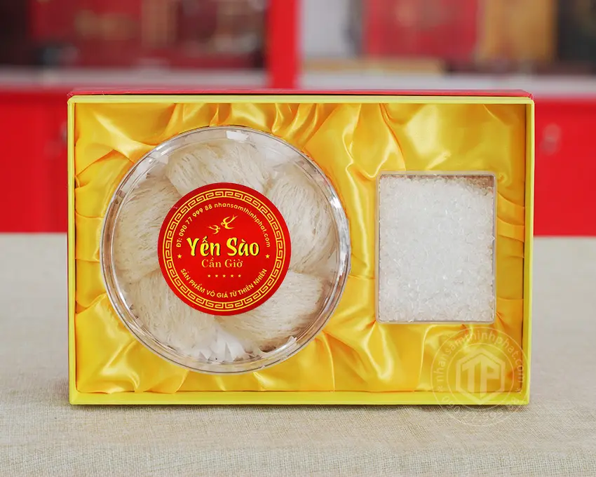Tổ Yến Sào Cần Giờ làm sạch hộp 50g loại đặc biệt Tổ Yến Sào Cần Giờ làm sạch hộp 50g loại đặc biệt
